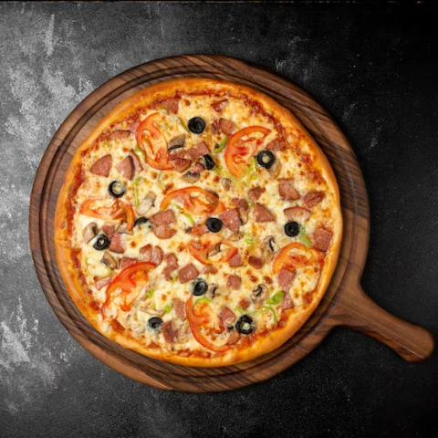 Grandma's Sicilian Pizza – 12-inch, Fresh Garlic, Oregano, Mozzarella, Olive Oil Drizzle
